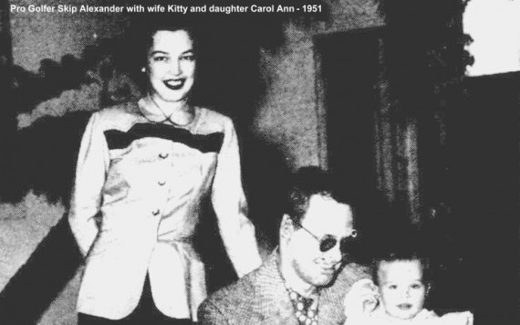 Skip Alexander with his wife Kitty and daughter Carol Ann.