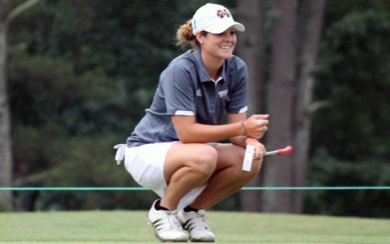 Ally McDonald, of Mississippi State, is in contention at the 111th North & South Amateur.