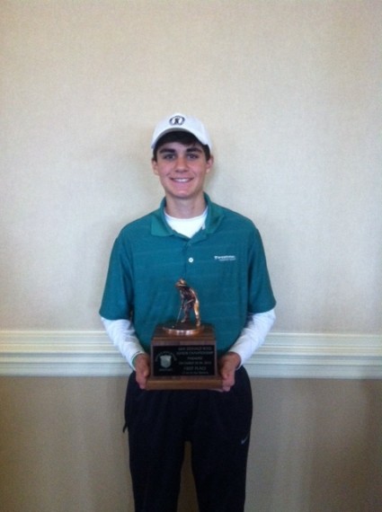 Winston Margaritis won the 12-14-year-old division of the Donald Ross Junior.