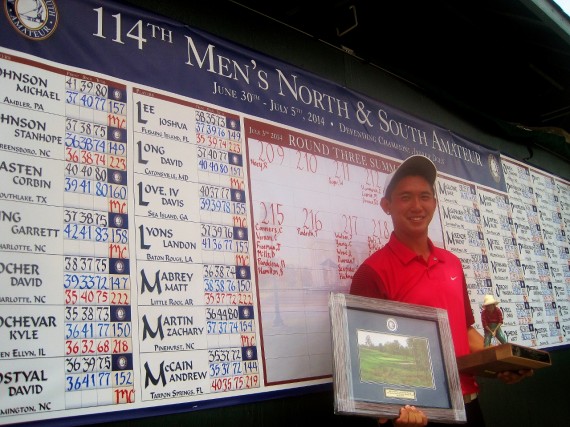 Southern Cal star Rico Hoey wins medalist honors at the 114th North & South Amateur.