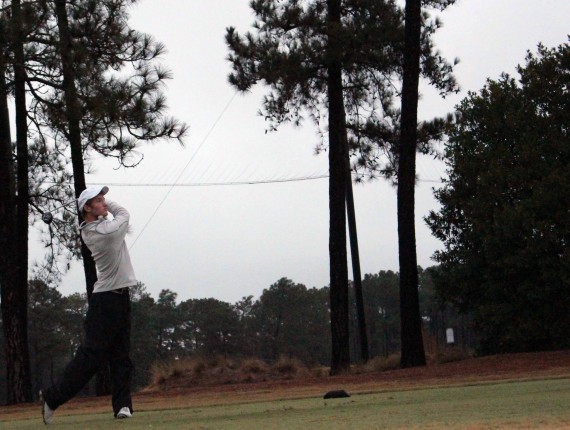 Donald Ross Junior Josh Martin tees off 2014