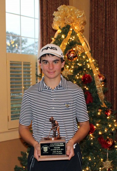 Donald Ross Junior winner AJ Beechler 2014