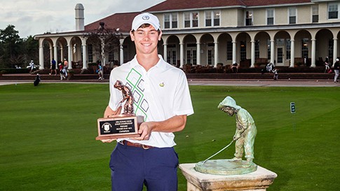 Mason Elmore is the champion of the 15-18 age division.