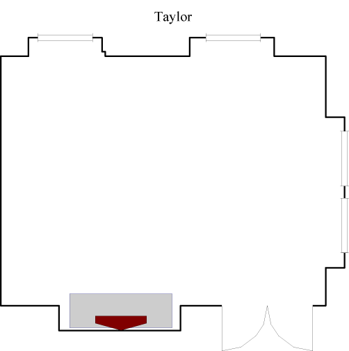 Floor Plan Illustration for Pinehurst Taylor Room
