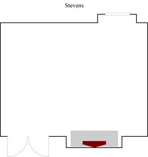 Floor Plan Illustration for Pinehurst Stevens Room