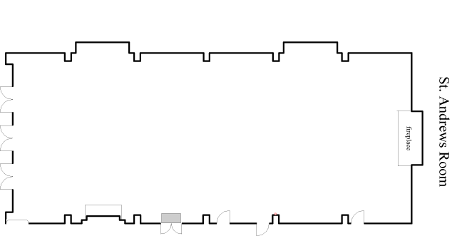 Floor Plan Illustration for Pinehurst St. Andrews Room