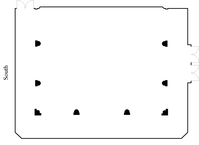 Floor Plan Illustration for Pinehurst South Room