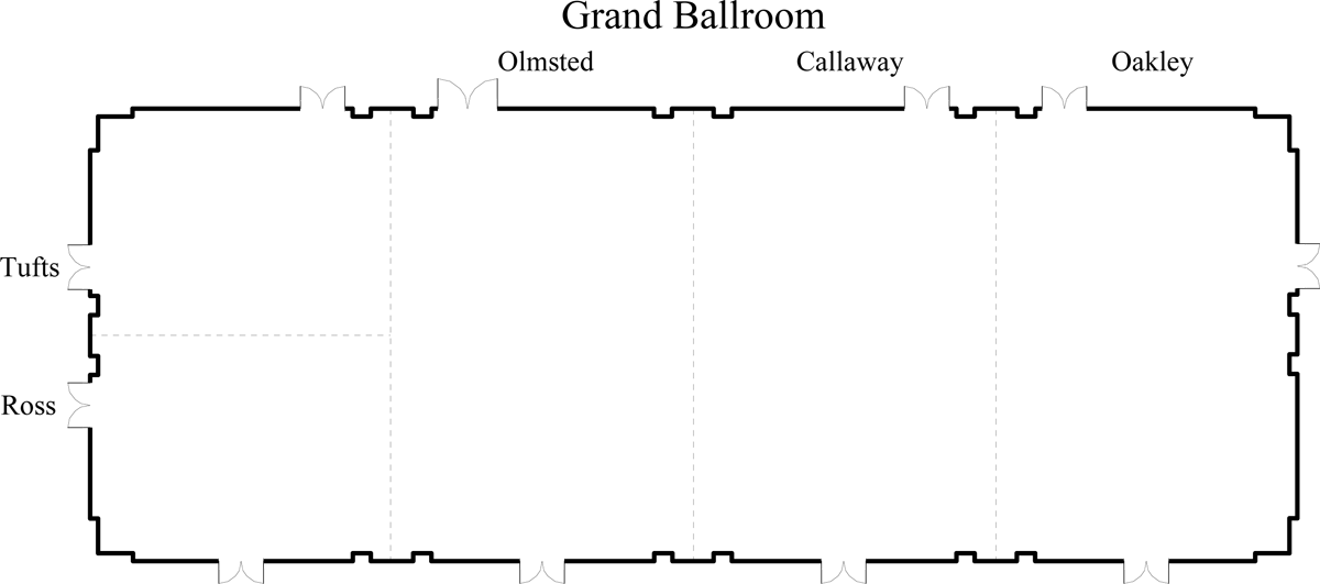 Floor Plan Illustration for Pinehurst Grand Ballroom