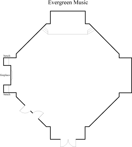 Floor Plan Illustration for Pinehurst Evergreen Music Room