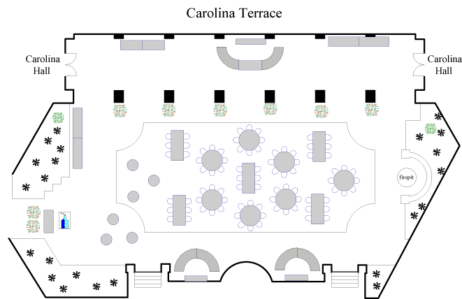 Floor Plan Illustration for Pinehurst Carolina Terrace