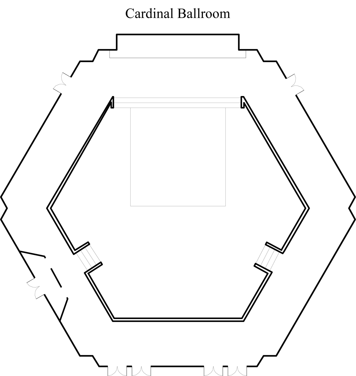 Floor Plan Illustration for Pinehurst Cardinal Ballroom