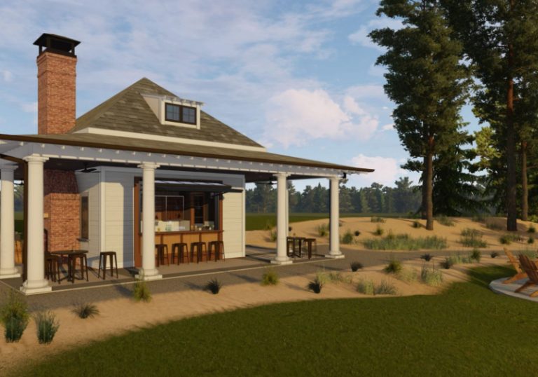Cradle Crossing 3d Render