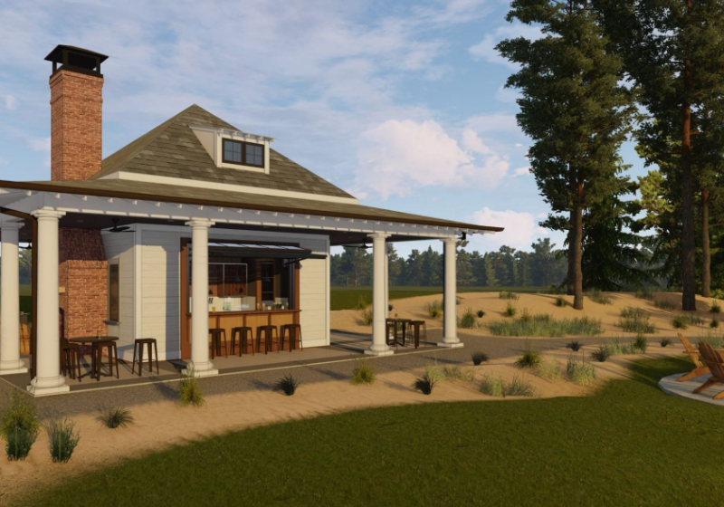Cradle Crossing 3d Render