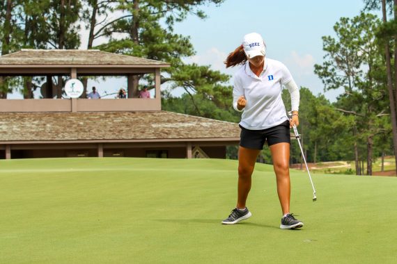 Gina Kim fist pump